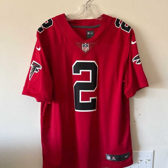 NFL Red and Black Men's Jersey